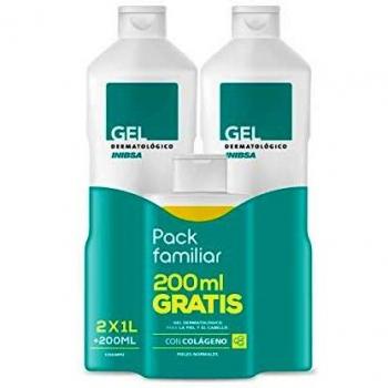 Geles Inibsa 2 Geles Dermatológicos 1000 ml + Champú 200 ml - 1 Pack