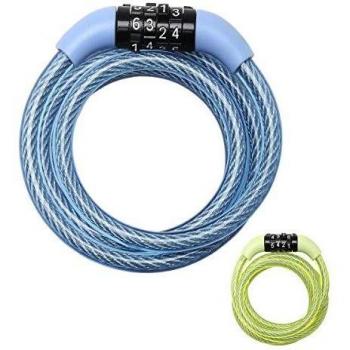 MASTER LOCK 8143EURDPROCOL - Candado para bicicleta con cable antirrobo de 1200 mm
