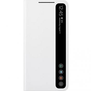 Samsung Carcasa para Galaxy S21 FE Smart Clear View - Samsung Original Case - Blanco