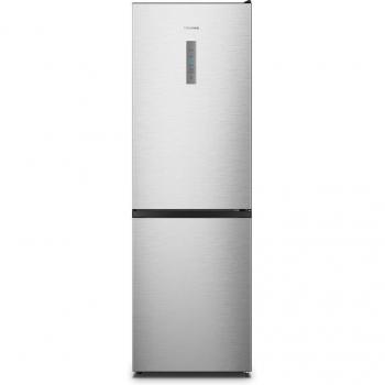 Frigorífico Combi Hisense RB390N4BCC Clase Energética C Capacidad 304L Dimensiones 186x60x59cm Color Inox No-Frost Multi Air Flow