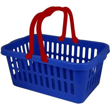 Gies 1501 cesta de la compra Classic 24 L en azul, plástico, 51 x 32 x 22.5 cm