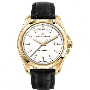 Reloj Automático Analógico para Hombre Philip Watch Amalfi Negro (Ø 43 mm)