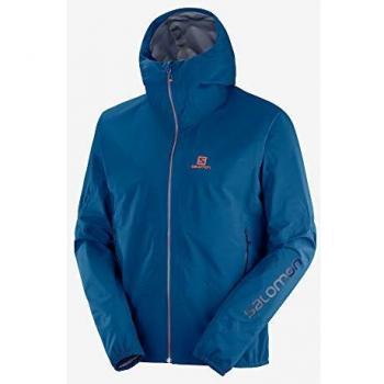SALOMON Outline 360 3l Jkt Chaqueta, Hombre, Poseidon/Cherry Tomato, l