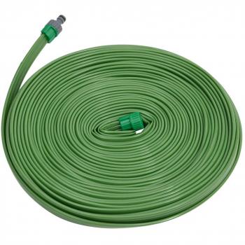 Manguera de Riego con 3 Tubos Aspersor de Agua de Jardín PVC Verde Dimensiones 15 m, 7.5 m, 22.5 m