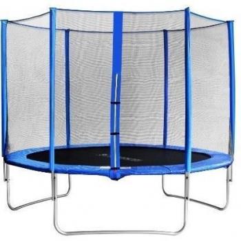 SixBros. SixJump 3,05 M Trampolín Cama elástica de jardín azul examinado por Intertek/GS - Red de seguridad TB305/2213