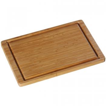 WMF Bamboo Tabla de Cortar de Madera de Bambú con Surco para Líquidos, 38 x 25 cm