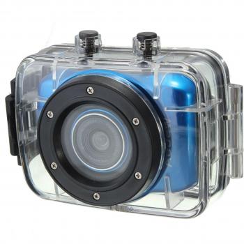 Videocámara Deportiva HD Impermeable 720P con Pantalla Táctil para Coche y Bicicleta