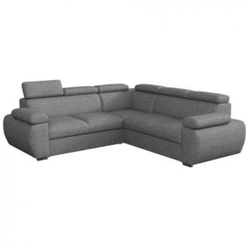 Sofá rinconero Columbus 215 con función de descanso y caja de ropa de cama, dimensiones 260 x 85 x 260 cm