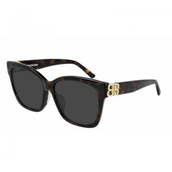 Balenciaga Stylish Sunglasses Bb0102Sa Brown Female Size: 57 MM