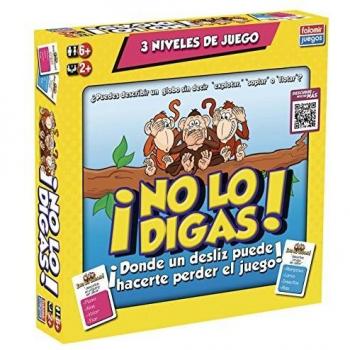 Falomir-No Lo Digas Juego de Mesa, Multicolor, única