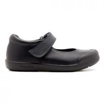 Zapatos Colegiales Infantiles de Piel Conguitos Modelo 28001c Marino Lavable para Niña Talla 27