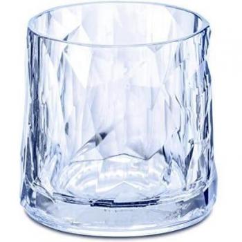Koziol 3402652 Club No. 2 250 ml de cristal, Superglas, aguamarina transparente
