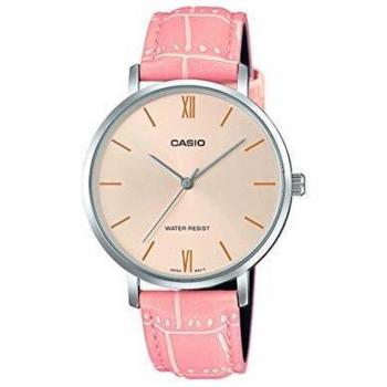 Casio LTP-VT01L-4B Women's Watch - Pink Leather, 34mm Analog