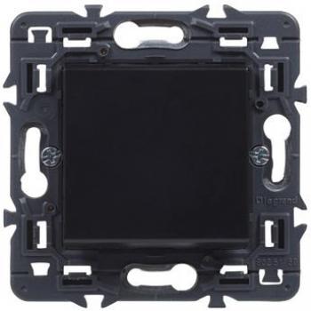 Pulsador eléctrico empotrable ABS negro 9x9x3,8 cm Valena Next Legrand