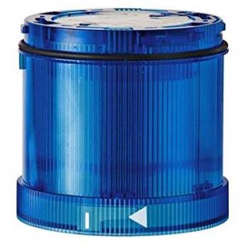Elemento luminoso Werma 641, constante, incandescente, azul, diámetro 70mm, alimentación 12-240 V AC/DC