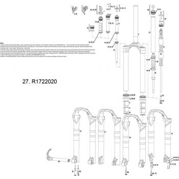 Rock Shox - Repuesto Kit Palanca Maxle Lite 20Mm