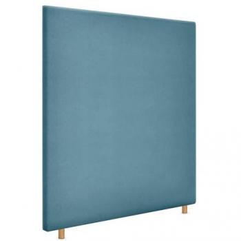 Cabecero Tapizado Aqualine Liso hasta el Suelo 105x120cm en Tela Turquesa
