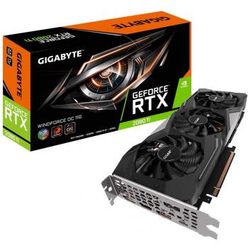 Gigabyte GV-N208TWF3OC-11GC GeForce RTX 2080 Ti 11 GB GDDR6 - Tarjeta gráfica