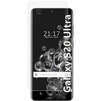 Protector de Cristal Templado Curvo UV Completo con Adhesivo Total para Samsung Galaxy S20 Ultra