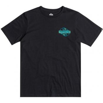 Quiksilver - Camiseta Negra para Niño - Rising Water