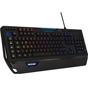 Logitech G910 Orion Spectrum Teclado Gaming Mecánico Retroiluminado, RGB LIGHTSYNC, Romer-G Táctil,9 Teclas G, Segunda Pantalla Arx, Disposición QWERTY Inglés, Negro