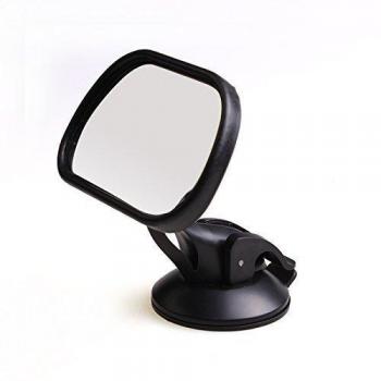 IEKON Coche Bebé Espejo, Universal ángulo Bebé Niño Coche Asiento Trasero Vista Espejo - Convexo Ajustable y cristal