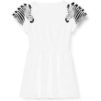 NAME IT Nmfjabalis Ss Túnica Camiseta para niña Blanco brillante 6 años