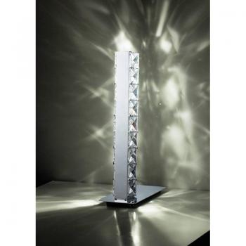 Lámpara de mesa Galaxy 3W LED 6000K cromo pulido / cristal