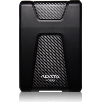 ADATA AHD650-2TU3-CBK - Disco duro externo de 2 TB USB 3.0 de alta velocidad, triple capa, robusto y resistente a impactos, color negro