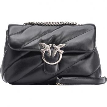 Bolso PINKO Love Puff Classic en piel de napa negra, tamaño único