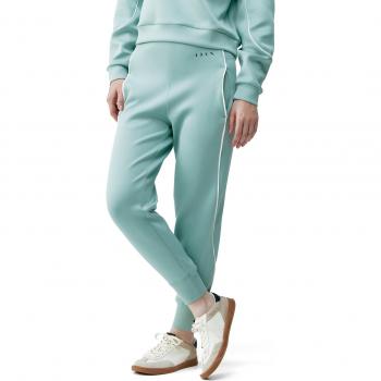 Pantalones Jogger de Mujer Agda Jade Gris/Blanco Off Born Living Yoga