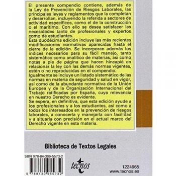 Prevención de riesgos laborales: Ley y normas complementarias