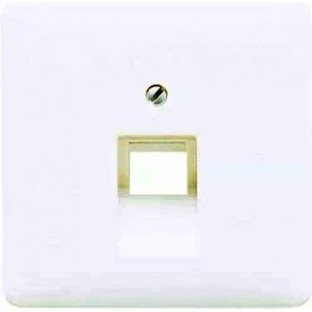 PLACA CENTRAL PARA TOMA TELÉFONO UAE 1x8P BLANCO ALPINO JUNG
