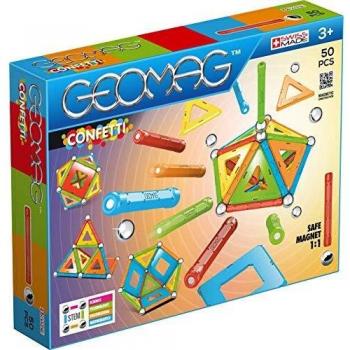 Geomag Confetti Construcciones magnéticas y juegos educativos, 50 piezas