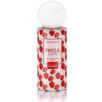 PARFUMS SAPHIR Fruits Attraction Fresa - Eau de Toilette con vaporizador para Mujer - 100 ml