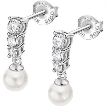 Pendientes Lotus Silver LP3482-4/1 de Plata con Perlas y Circonitas para Mujer