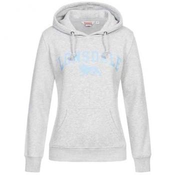 Lonsdale Balnacoil Hoodie Marl Grey Light / Pastel Blue XL Female