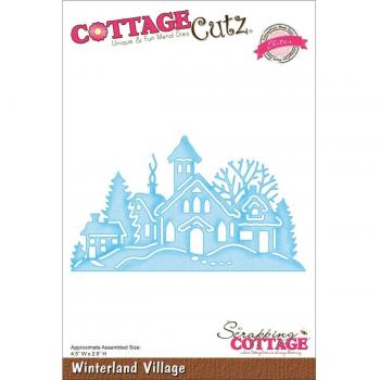 CottageCutz élite Die-Winterland Village