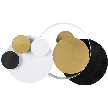 Aplique de Pared Adda Home Antartida 56x10x45 cm - Diseño Elegante y Duradero en Latón Dorado/Negro/Blanco para Iluminar Tu Hogar