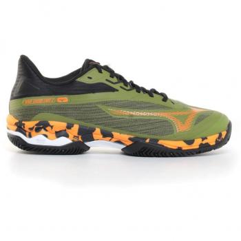 Zapatilla Mizuno Wave Exceed Light 2 Tierra Batida Hombres - Oliva, Negro