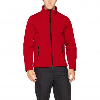 Chaqueta Softshell Hombre Regatta Octagon II Impermeable 3 Capas Roja Negra Talla L