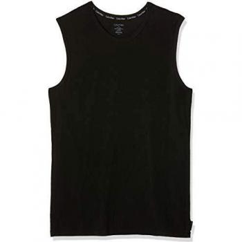 Tommy Hilfiger Crew Neck Tank 2pk Camiseta Deportiva de Tirantes, Negro