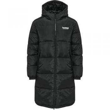 Hummel Nicola Women's Long Black Puff Coat