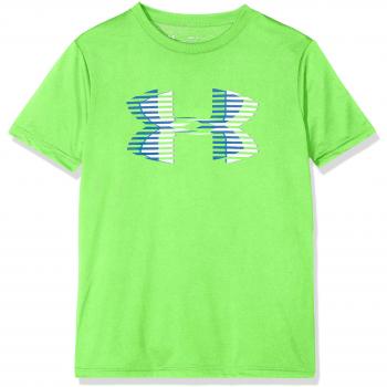 Under Armour Tech Big Logo Solid Tee Camiseta Manga Corta, Niños, Verde