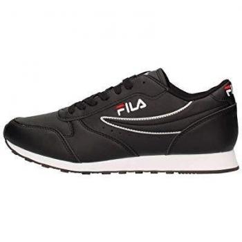 Fila Sleek Black Sports Sneakers with Contrast Details - EU43/US10