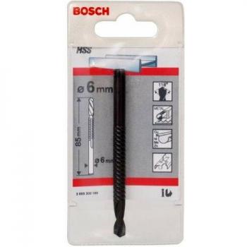 Bosch 2 609 200 199 - Broca fresadora HSS - 6 x 85 mm, d 6 mm