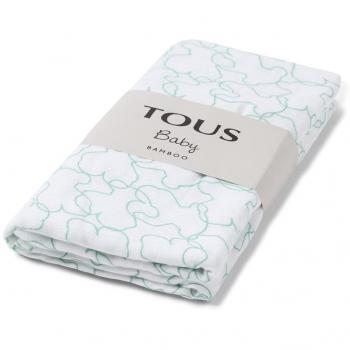 Tous Muselina Muse - Manta de muselina bambú (98x118 cm) Tous Baby con osos