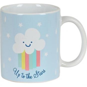 Taza-Mug Nube de Cerámica con Estuche, 10x8 cm - Safta