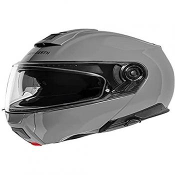 Casco Modular Schuberth C5 - Fibra de Vidrio y Carbono, Color Gris Cemento, Talla 3XL (XXXL)