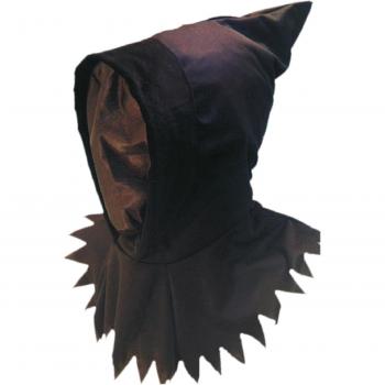 Smiffys Capucha y Careta de Demonio, Negra, para la Cabeza